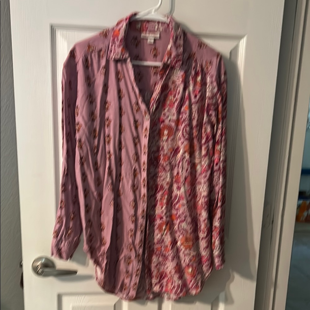 Knox Rose Floral Pink Blouse